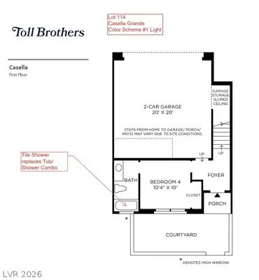 654 Talon Ridge Street Floor Plan