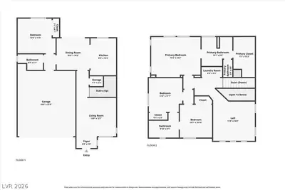 10655 Forum Peak Lane, Las Vegas, NV 89166 Floor Plan