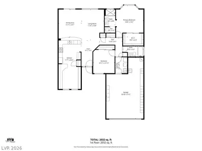 2517 Springville Way Floor Plan