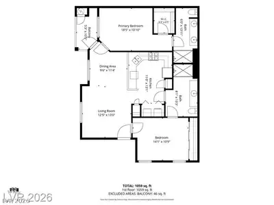 10245 South Maryland Parkway 269 Floor Plan