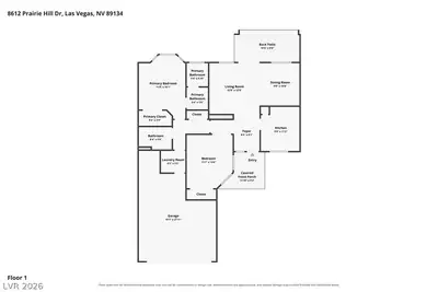 8612 Prairie Hill Drive Floor Plan