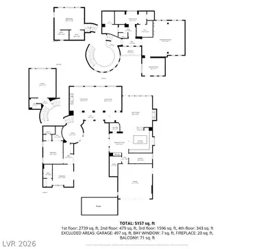 12070 Whitehills Street, Las Vegas, NV 89141 Floor Plan