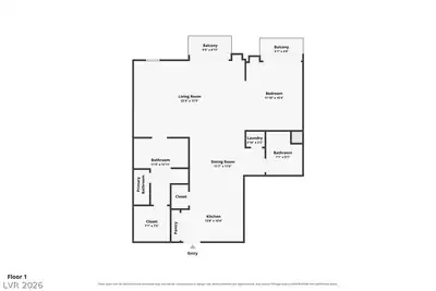 353 East Bonneville Avenue 365 Floor Plan