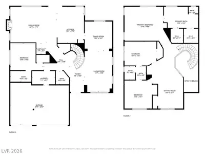 74 Tamarron Cliffs Street, Las Vegas, NV 89148 Floor Plan
