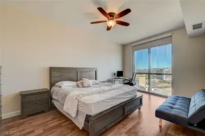 200 West Sahara Avenue 3205 Primary Bedroom