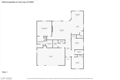 6950 Sandpebble Street, Pahrump, NV 89061 Floor Plan