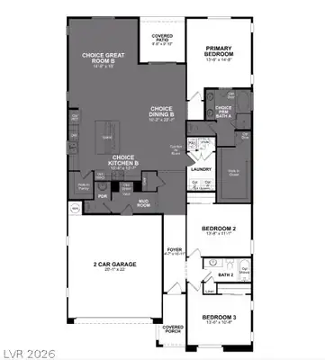 329 Golden Hollow Court, Henderson, NV 89015 Floor Plan