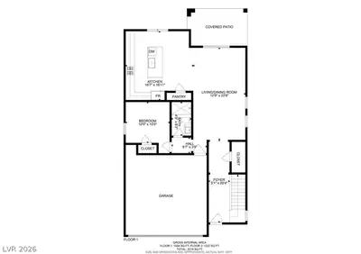 835 Aurelie Ridge Street, Henderson, NV 89011 Floor Plan