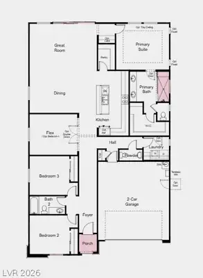 4428 Golden Horizon Street, Pahrump, NV 89061 Floor Plan