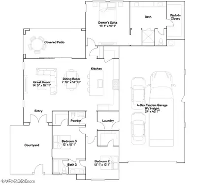 380 Portia Village Drive, Henderson, NV 89011 Floor Plan