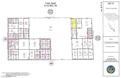 3181 West Blosser Ranch Road Plat Map