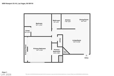 4999 Newport Cove Drive A Floor Plan