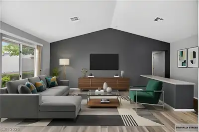 8601 Prairie Hill Drive Living Room