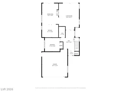 3056 Misty Harbour Drive, Las Vegas, NV 89117 Floor Plan