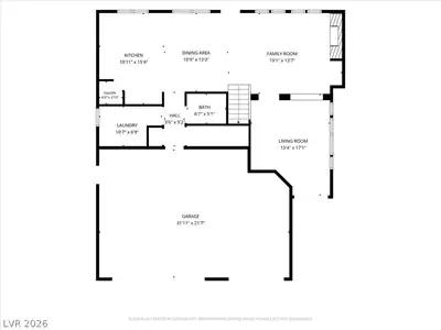 8946 Sanibel Shore Avenue, Las Vegas, NV 89147 Floor Plan