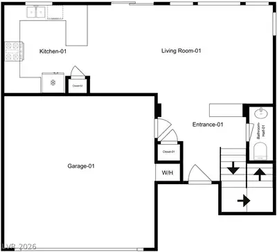 1932 Basilwood Court, North Las Vegas, NV 89031 Floor Plan