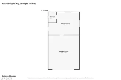 10658 Callington Way, Las Vegas, NV 89183 Floor Plan