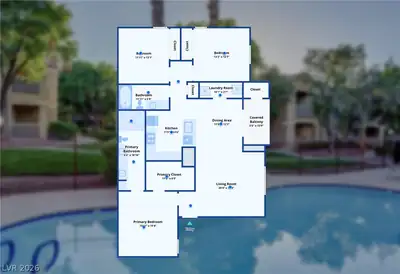 2300 East Silverado Ranch Boulevard 2056 Floor Plan