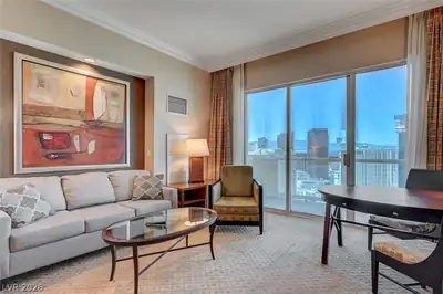 135 East Harmon Avenue 3605 Living Room