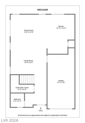 8941 First Lady Avenue, Las Vegas, NV 89148 Floor Plan