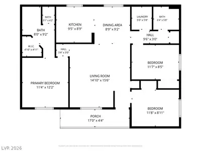 1444 Star Road 3 Floor Plan