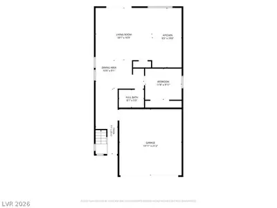 3711 Bright Aquarius Lane, Henderson, NV 89052 Floor Plan