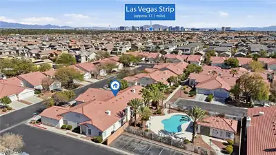 7751 Top Hat Avenue, Las Vegas, NV 89113 Aerial View