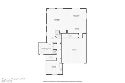 7732 Pyrenees Park Drive, Las Vegas, NV 89113 Floor Plan
