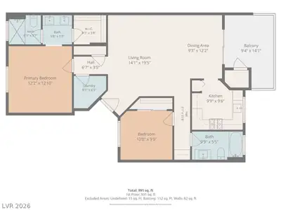 1501 Linnbaker Lane 202 Floor Plan