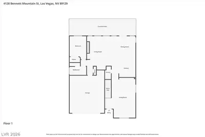 4128 Bennett Mountain Street, Las Vegas, NV 89129 Floor Plan