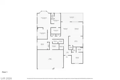 5436 East Di Bossi Avenue Floor Plan