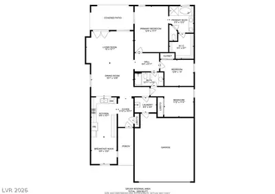 6285 Rock Dove Avenue, Las Vegas, NV 89122 Floor Plan