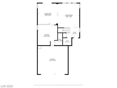 6512 Chatterer Street, North Las Vegas, NV 89084 Floor Plan