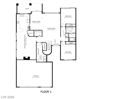 7995 Rio Rico Drive, Las Vegas, NV 89113 Floor Plan