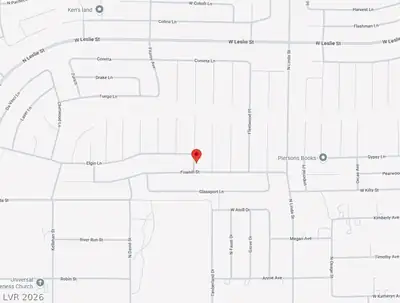 5621 North Crockett Place Map