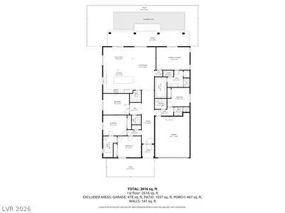720 CADENCE VIEW Way, Henderson, NV 89011 Floor Plan