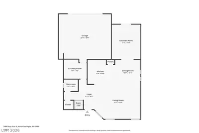 7489 Onyx Star Street, North Las Vegas, NV 89084 Floor Plan