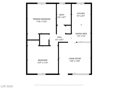 1709 Cordoba Lane, Las Vegas, NV 89108 Floor Plan