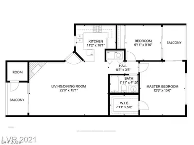 5066 South Rainbow Boulevard 205 Floor Plan