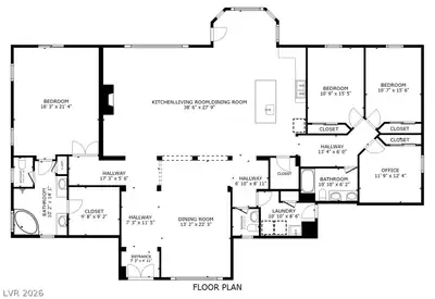 5527 Breecher Avenue, Las Vegas, NV 89131 Floor Plan
