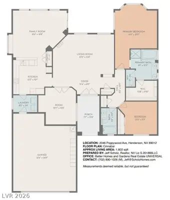 2046 Poppywood Avenue Floor Plan