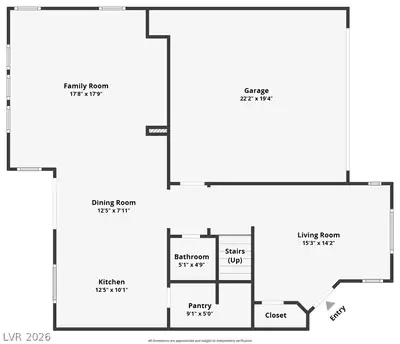 977 SPARKLING LIGHT Street, Henderson, NV 89052 Floor Plan