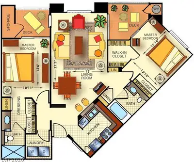 210 East Flamingo Road 421 Floor Plan