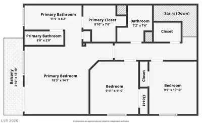 8710 Horizon Wind Avenue 103 Floor Plan