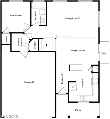 10280 Cherry Brook Street, Las Vegas, NV 89183 Floor Plan