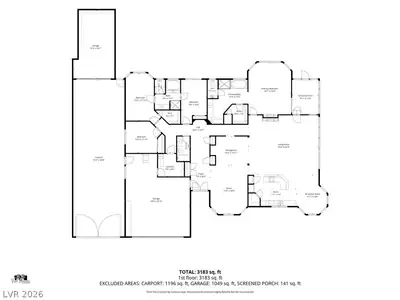 1068 Calico Ridge Drive, Henderson, NV 89011 Floor Plan