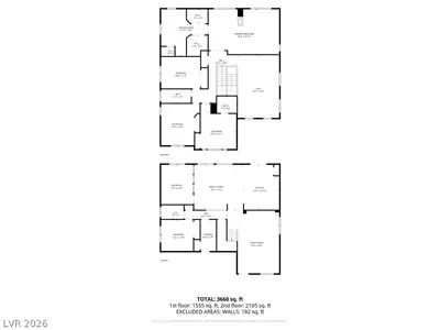 3066 Lenoir Street, Las Vegas, NV 89135 Floor Plan