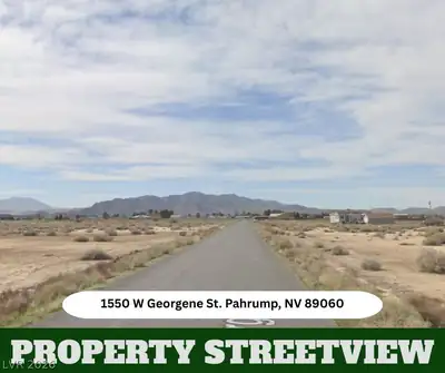 1550 Georgene Street, Pahrump, NV 89060 Lot