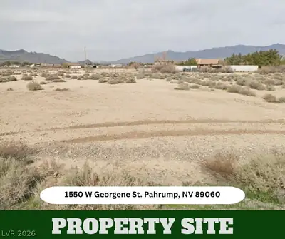 1550 Georgene Street, Pahrump, NV 89060 Lot