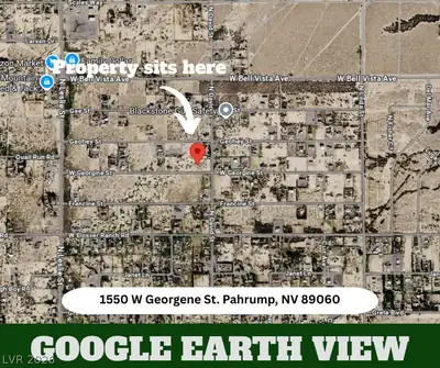 1550 Georgene Street, Pahrump, NV 89060 Aerial View